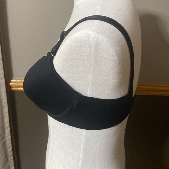 Warner’s black full coverage wireless bra size 36D - Picture 3 of 5